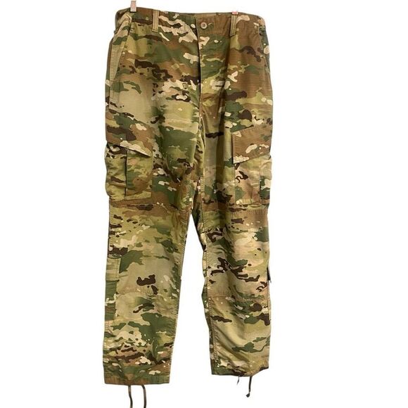 Military Issued Camouflage 6 Pocket Utility Cargo Pant Sz M - Picture 3 of 8